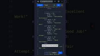 Student grade calculator | python code.