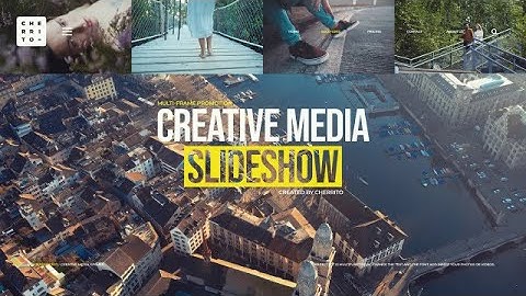 Creative Media Slideshow Premiere Pro Templates