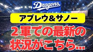 【中日】新外国人サノー＆アブレウの最新の状況が判明！