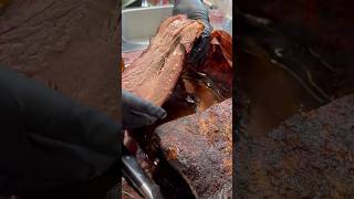 brisket juicy cooking smoking food steak bbq viral fyp barbers cancook