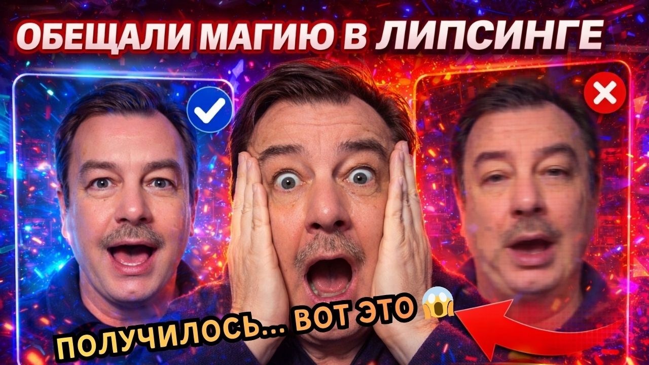 ИИ-липсинг 2025: Потрачено. Hedra, Kling и другие — почему это Трэш?