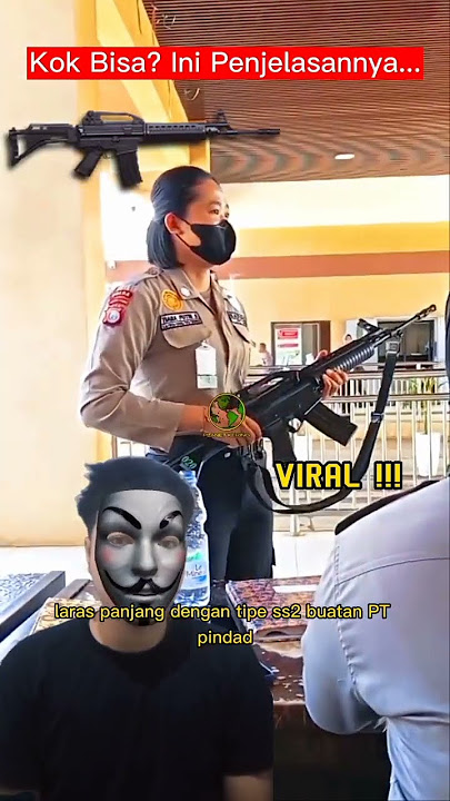 Yang Lagi Viral... Security Wanita ini Bersenjata SS2 Buatan Pindad #tni #tniad #viral