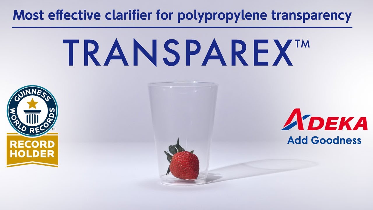 【ADEKA】新規高性能透明化剤「TRANSPAREX™（トランスパレックス）」紹介映像 -世界最高の透明性と機能性を実現-