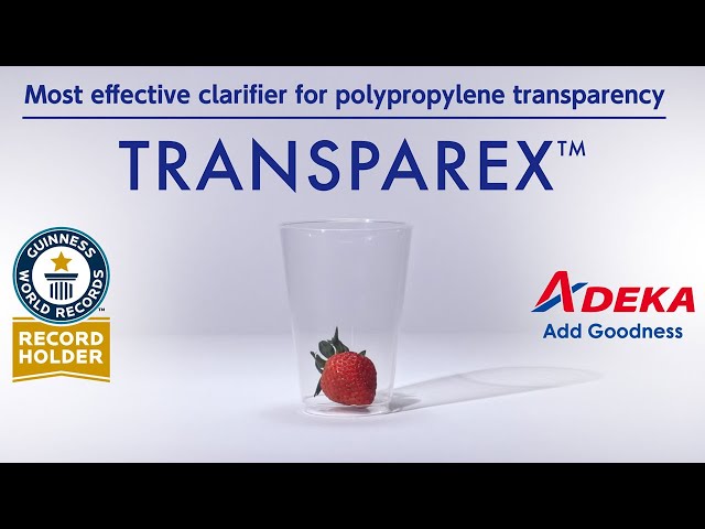【ADEKA】新規高性能透明化剤「TRANSPAREX™（トランスパレックス）」紹介映像 -世界最高の透明性と機能性を実現-