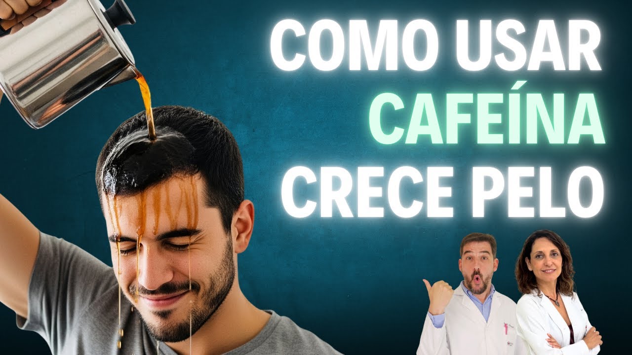 🔴 Como usar CAFEINA y CAFE como CRECE PELO ¿Ayuda a la CAÍDA DEL CABELLO?