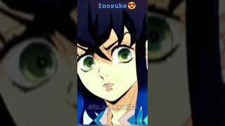 My main reason for watching demon slayer🤧(Inosuke😍) #anime #demonslayer #inosuke