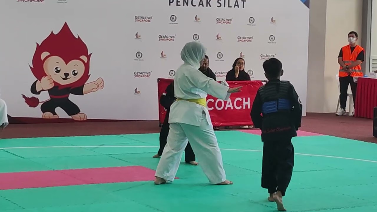 Damian Imran first time silat competition