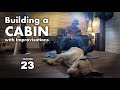 Building a cabin with improvisations 23 "Log pergola(2)"
