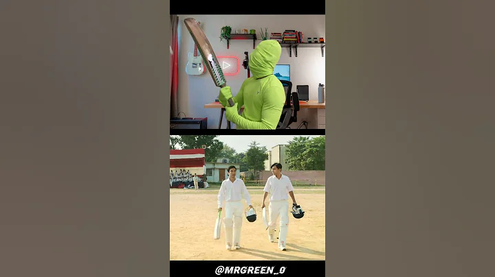 Mr Green find real face of M.S Dhoni #shorts @FameFocus @MrGreen_0