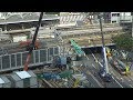 JR渋谷駅埼京線ホーム移設工事の建設状況（2018年5月26日）