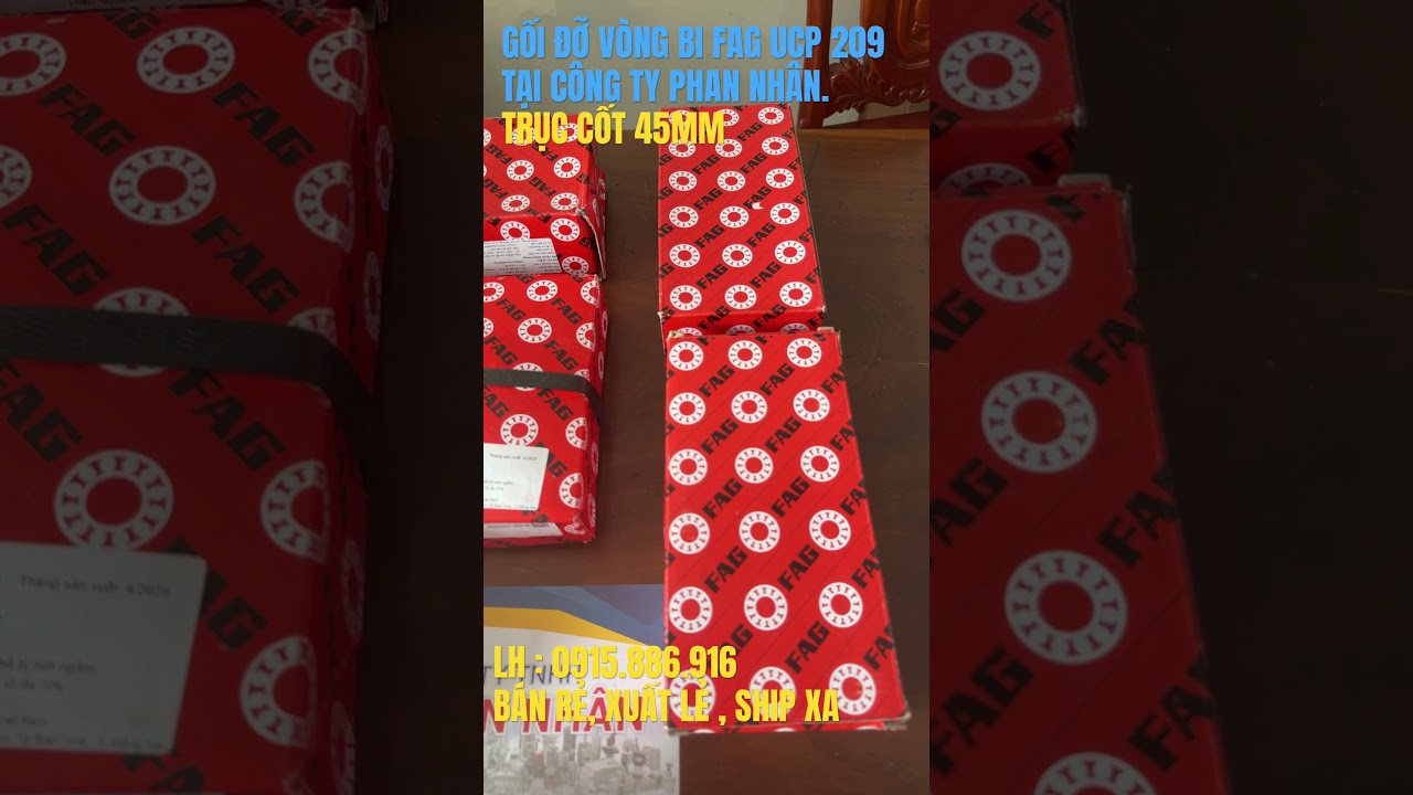 GỐI ĐỠ VÒNG BI FAG UCP 209 TẠI CÔNG TY PHAN NHÂN.