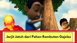 Upin & Ipin - Jatuh dari Pohon Rambutan Gajelas (YTP)