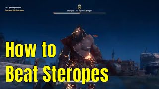 Defeat Steropes The Lightning Bringer Ins Creed Odyssey