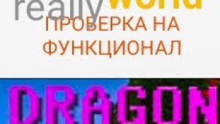 ПРОВЕРКА ДОНАТА DRAGON на Функционал ReallyWorld