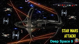 STAR TREK DS9 VS STAR WARS Fleet - Deep Space Nine In Trouble? - Ship Battles  - Bridge Commander