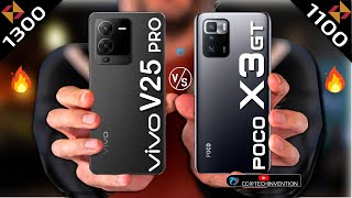 VIVO V25 pro vs POCO X3 GT AnTuTu | Benchmark | Geekbench| Camera | Body | Full Comparison