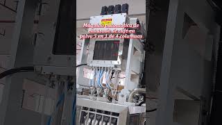 Máquina automática de envasado de café en polvo 3 en 1 de 4 columnas Huella pequeña