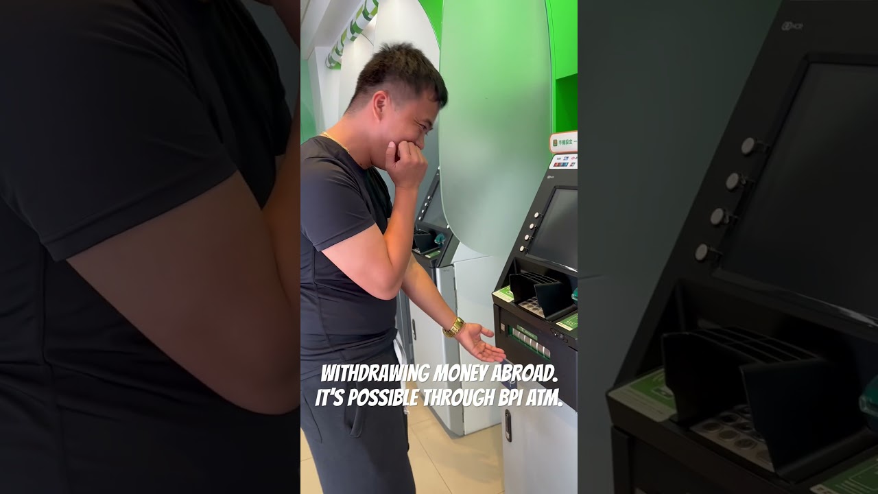 I just found out that you can withdraw money abroad using your BPI ATM card!