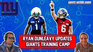 Ryan Dunleavy Updates Giants Camp | 180