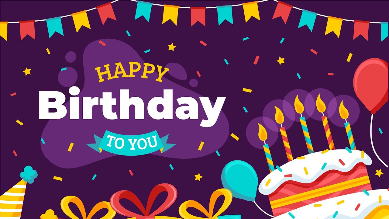 Birthday Greetings! Smart Cat - Sweet Cake - Birthday Song (Video)