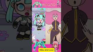 Luka and Miku#avatarworld #pazu #luka #miku #shorts