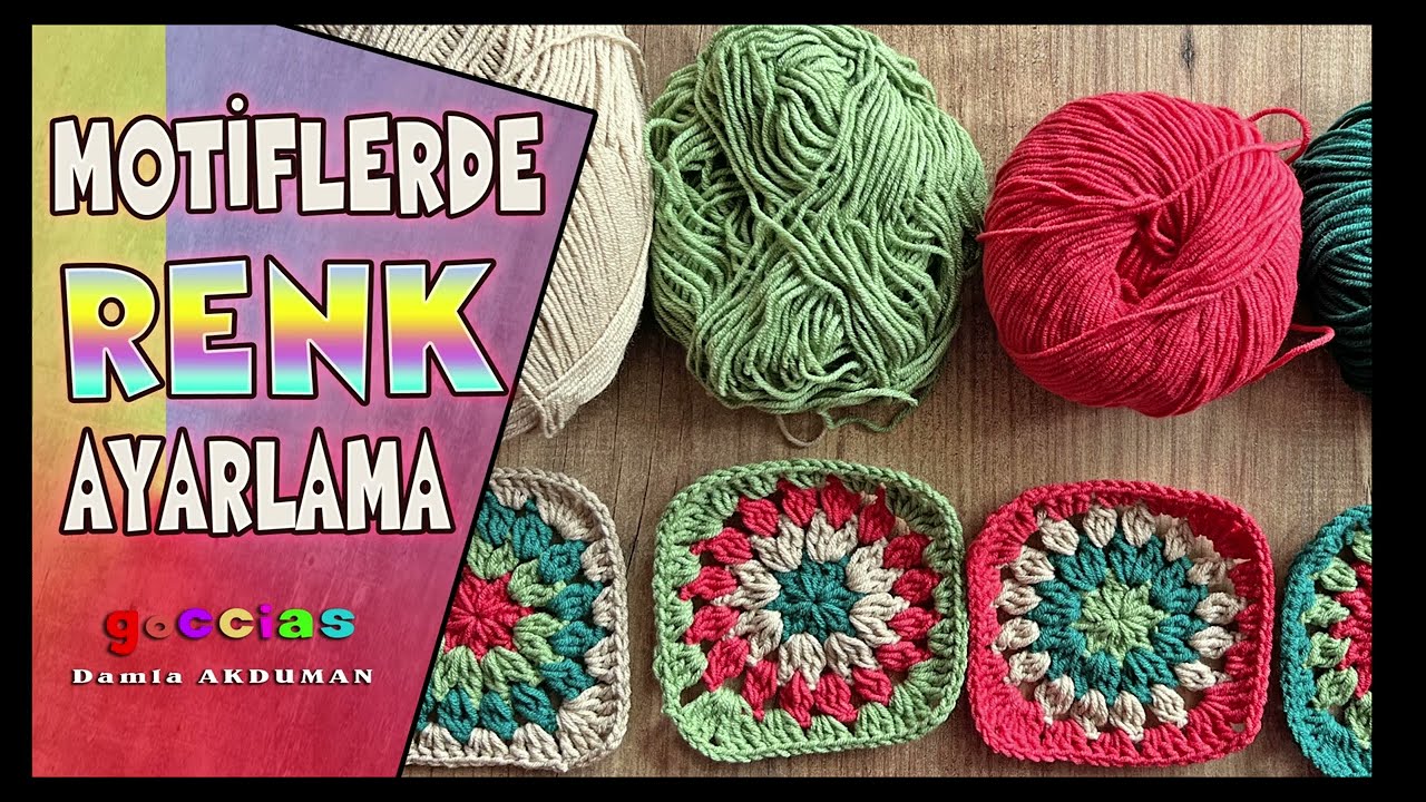 MOTİFLERDE RENK AYARLAMA (4K)