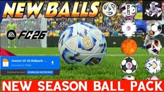 !!NEW SEASON 25/26 FULL BALLPACK FIFA 16 MOD FC25 DIRECT MEDIAFIRE DOWNLOAD 💯