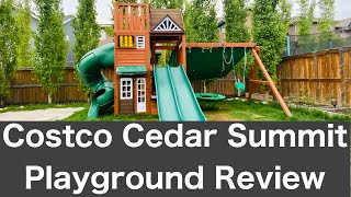 Costco Cedar Summit playset by Kidscraft- Installation and quality review