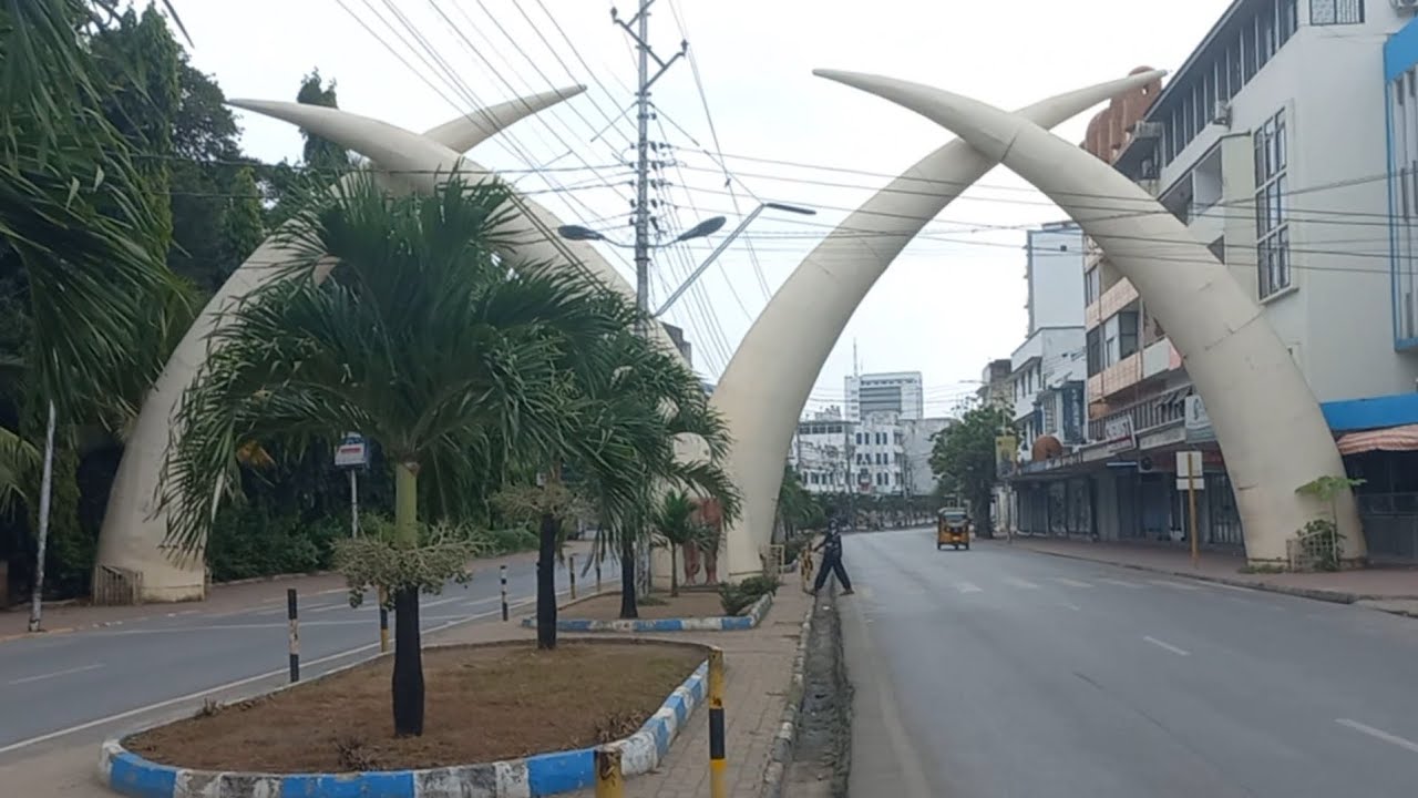 Mombasa CBD to Docks-Port via Pembe za Ndovu-The iconographic symbol of Mombasa & popula attraction