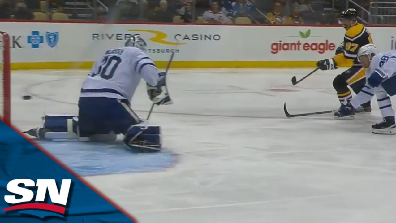 Sidney Crosby Dances in for Backhand Beauty After Maple Leafs' Giveaway