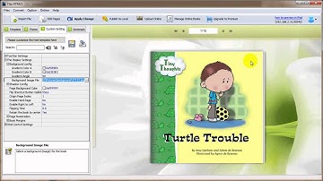 Flip HTML5 to Define Background image for flip book