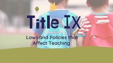 Title IX in 5 minutes with Addie