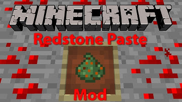 Minecraft: Redstone Paste Mod Showcase!