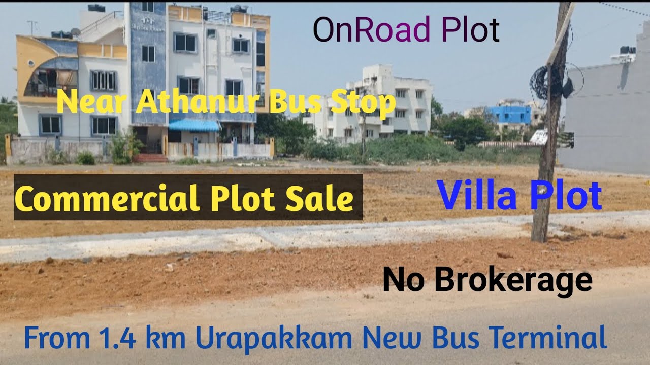 Commercial and Residential plot for Sale at Chennai Urapakkam railway