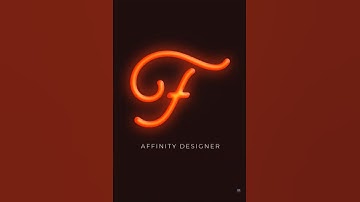 Neon Text Effect - Affinity Designer  #affinity #art #graphicdesign