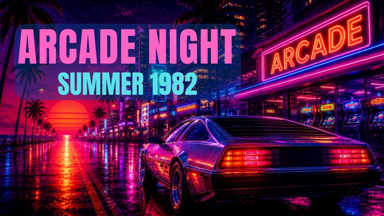 Summer 1982 | Arcade Night | Synthwave Night Drive Mix - YouTube