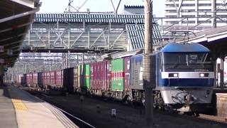 【爆走！】JR貨物 EF210-4 (1054レ)  熱田駅通過