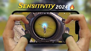 PUBG New Update Sensitivity Settings 2024🔥 / 4 Fingers Claw Settings 😍