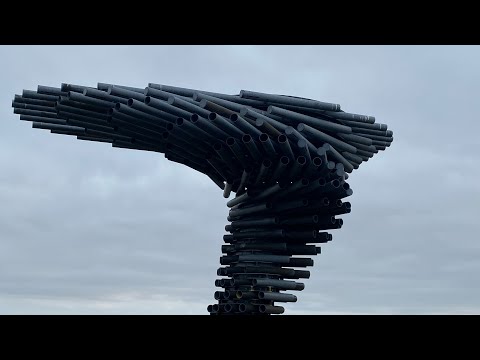 Listen to the ringing of the Singing Ringing Tree !  WOW 🤩 #explore #love #roadtrip