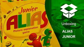 Unboxing Alias Junior board game