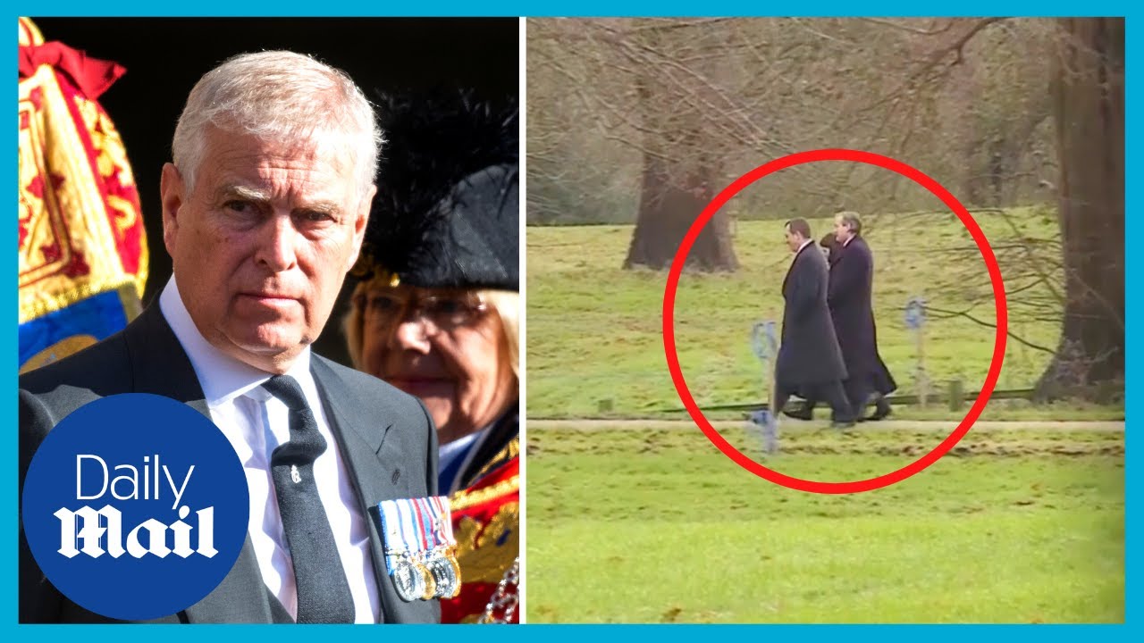 Prince Andrew spotted for the first time since Buckingham Palace ‘eviction’ in Sandringham