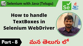 P8 - How to handle Textboxes in Selenium WebDriver | Selenium | Java |