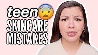 *cringey* SKINCARE MISTAKES I MADE AS A TEENAGER