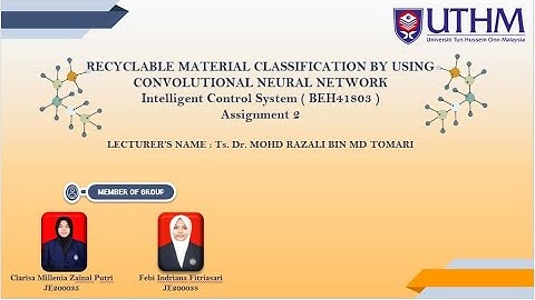 ASSIGMENT 2 : RECYABLE MATERIAL CLASSIFICATION BY USING CONVOLUTION NEURAL NETWORK