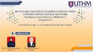 ASSIGMENT 2 : RECYABLE MATERIAL CLASSIFICATION BY USING CONVOLUTION NEURAL NETWORK