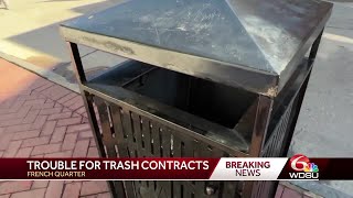 New Orleans mayor seeking to terminate IV Waste-French Quarter trash contract