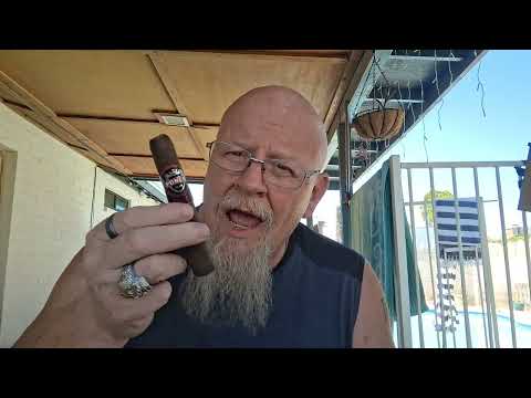 Smoking a Punch Diablo by the Pool