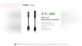 FiiO JIEZI USB Type C to 3.5mm/Unbalanced 4.4mm Earphone USB C Cable Audio Aux Cable For IOS Android
