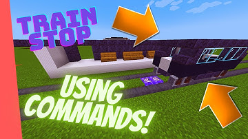 Working Minecraft TRAIN and STATION!! (NO mods or addons)