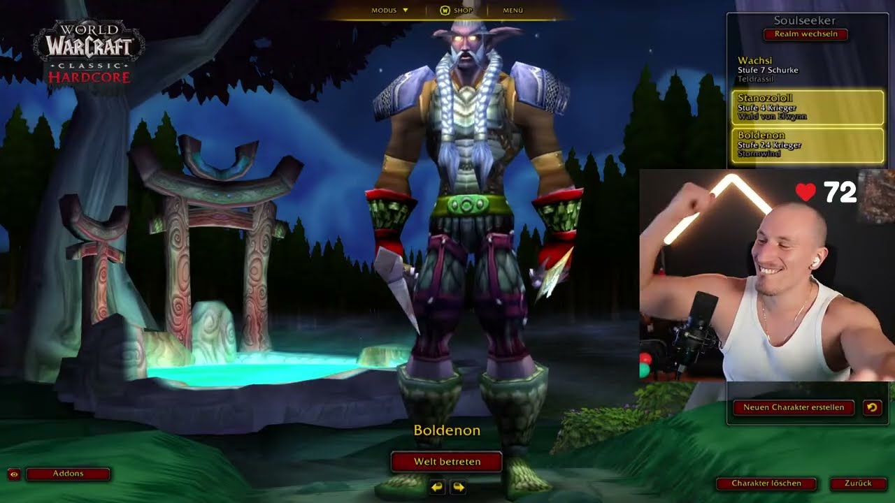 Es geht ins Sumpfland… WoW Hardcore - Tag 10